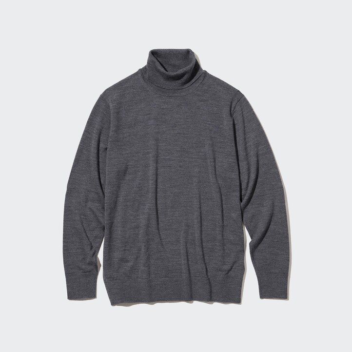 white uniqlo 100pct extra fine merino mens jumpers