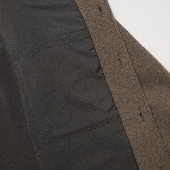 grey mens uniqlo overshirt overshirt