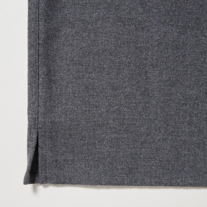 grey mens uniqlo brushed twill overshirt