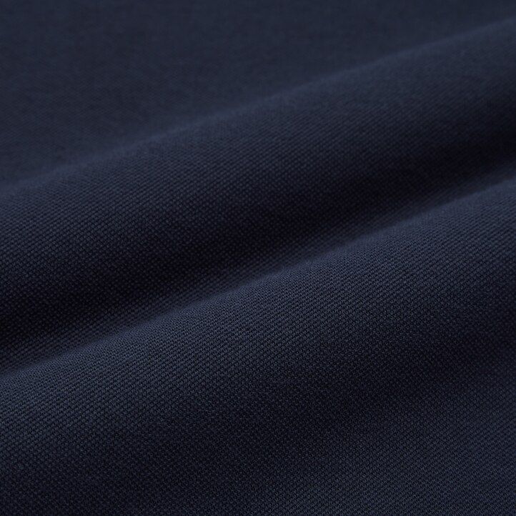 mens uniqlo airism pique 2021 season polo shirt navy