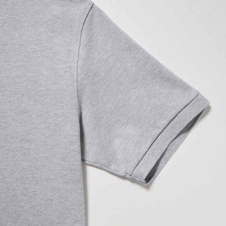uniqlo dry pique mens polo shirt white