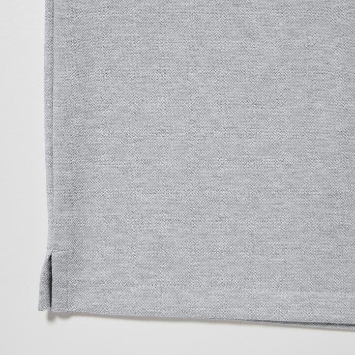 uniqlo dry pique mens polo shirt white