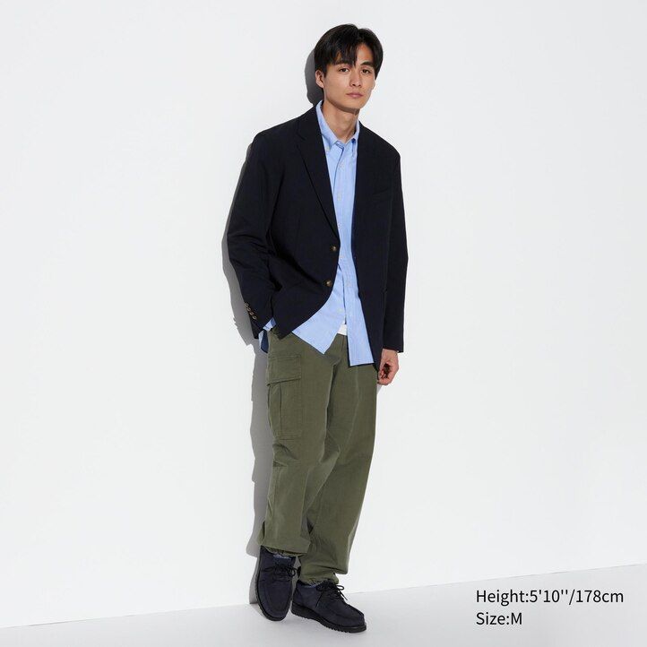 uniqlo regular fit oxford regular collar mens shirts white