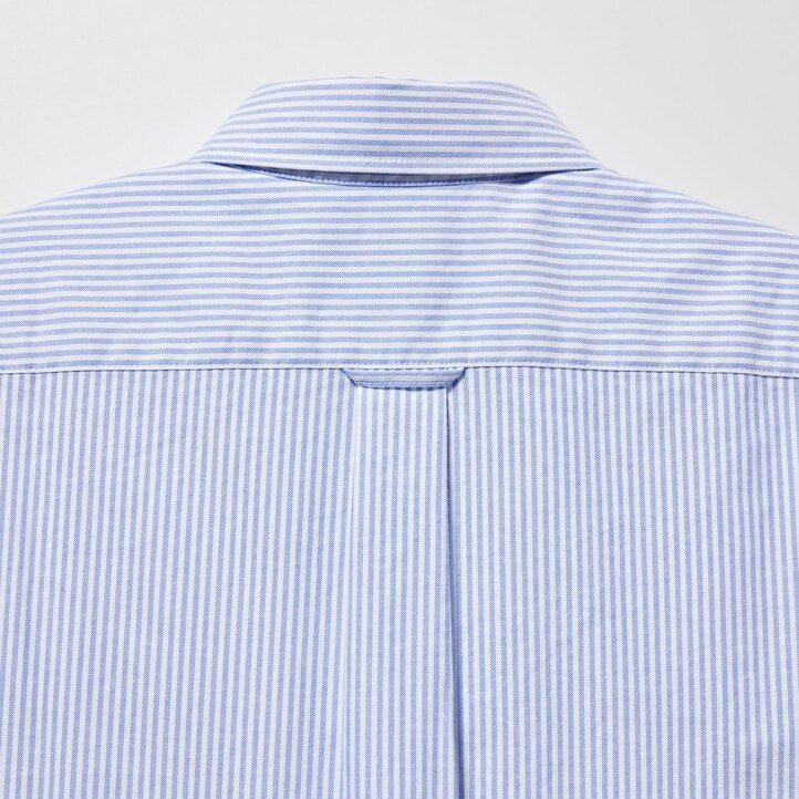 uniqlo slim fit striped oxford mens shirts green