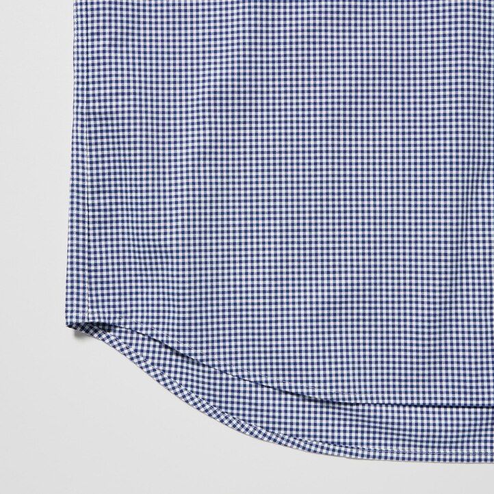 mens uniqlo extra fine cotton broadcloth sleeve shirts blue