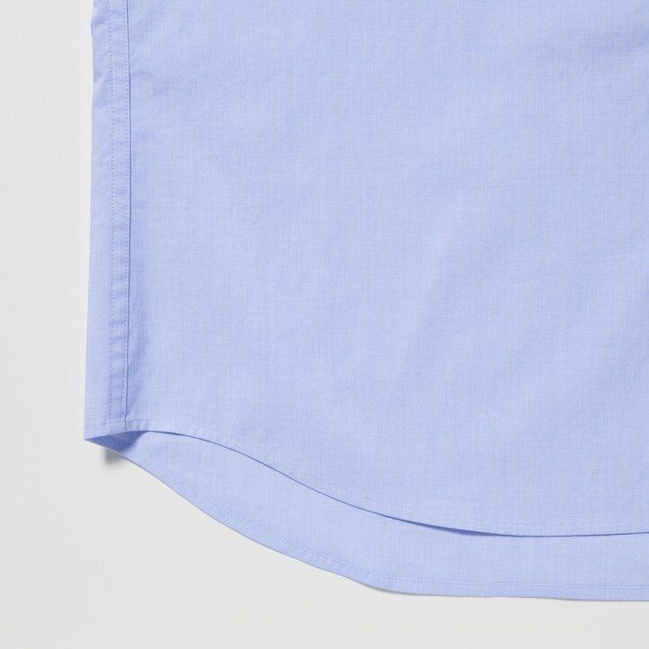 white uniqlo extra fine cotton broadcloth sleeve mens shirts