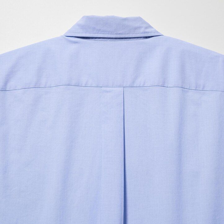 white uniqlo extra fine cotton broadcloth sleeve mens shirts