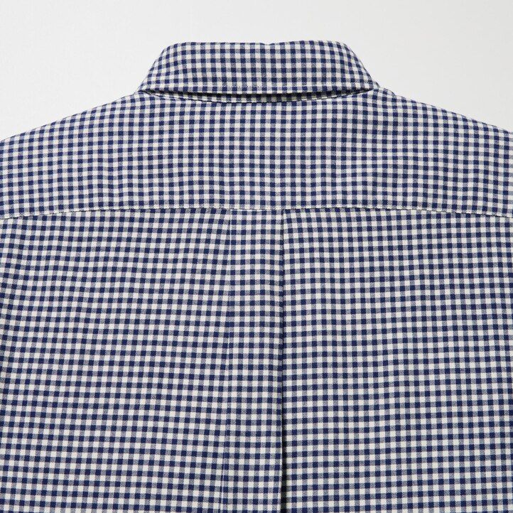 red uniqlo flannel regular fit checked button down collar mens shirts