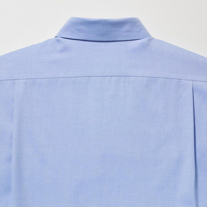 white mens uniqlo super non iron regular fit-shirt regular collar shirts