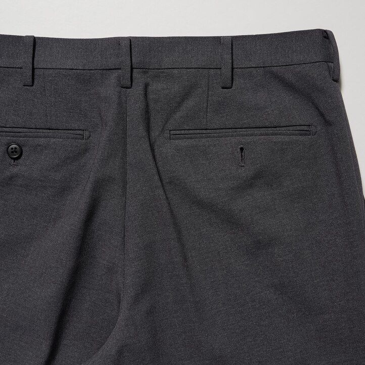 dark grey mens uniqlo airsense ultra light wool like suits