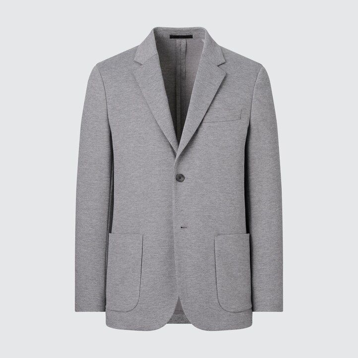 mens uniqlo comfort suits navy