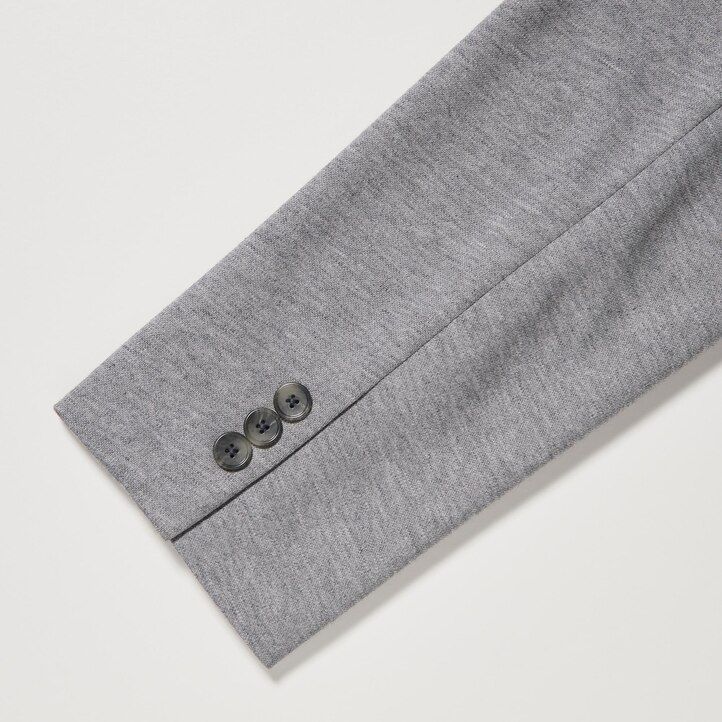 mens uniqlo comfort suits navy