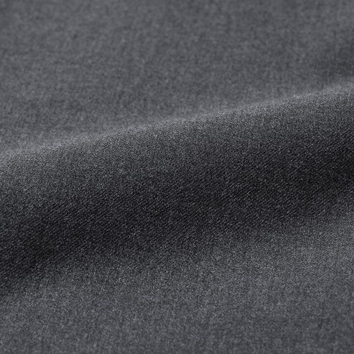 grey uniqlo smart wool like ankle length mens trousers