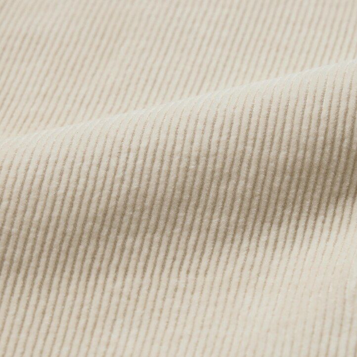 mens uniqlo smart corduroy ankle length trousers beige