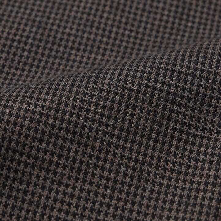 uniqlo smart houndstooth ankle length mens trousers dark brown