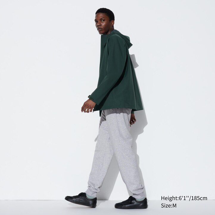 uniqlo joggers mens trousers light grey