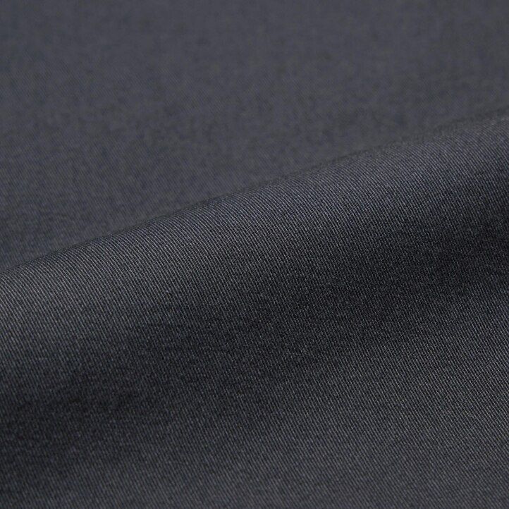 mens uniqlo cotton relaxed fit ankle length trousers dark grey