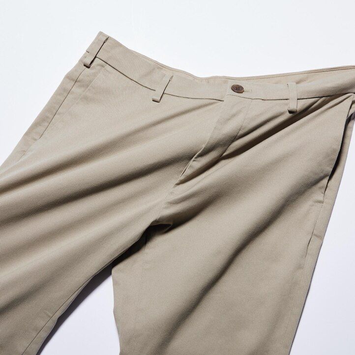 uniqlo slim fit chino mens trousers dark grey
