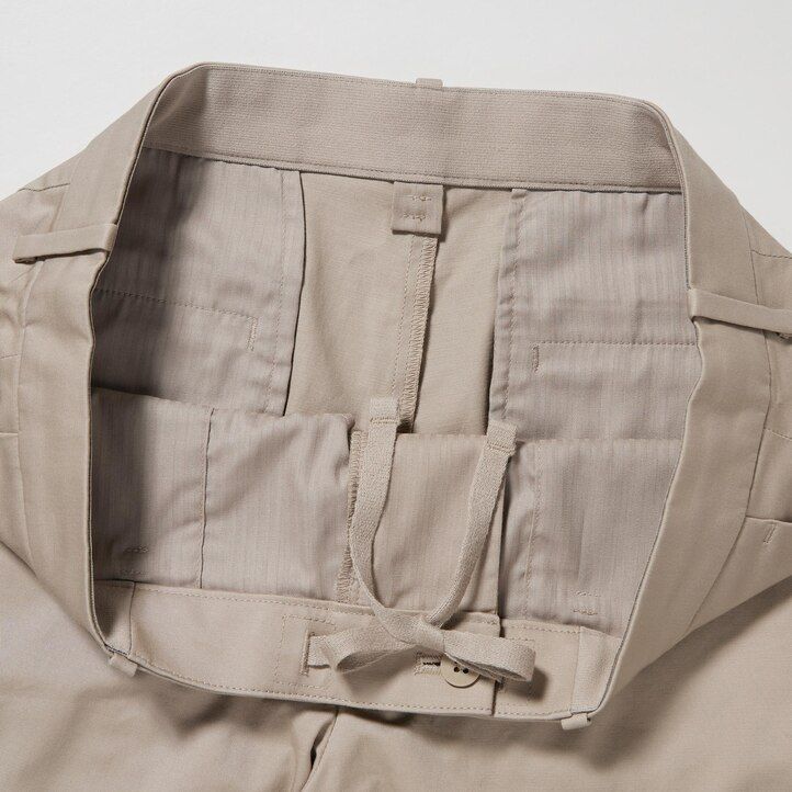 uniqlo stretch slim fits mens trousers grey