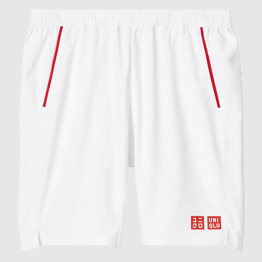 white mens uniqlo kei nishikori london 2022 drys trousers