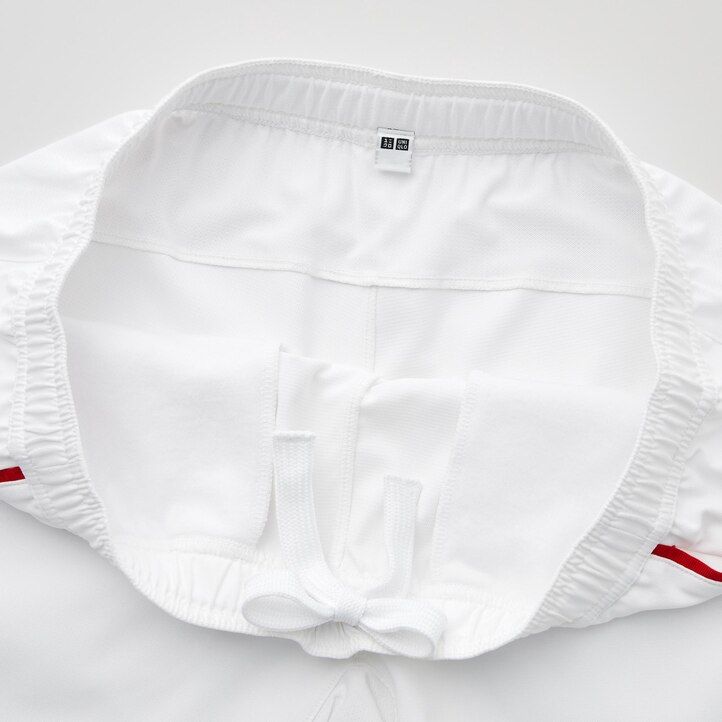 white mens uniqlo kei nishikori london 2022 drys trousers