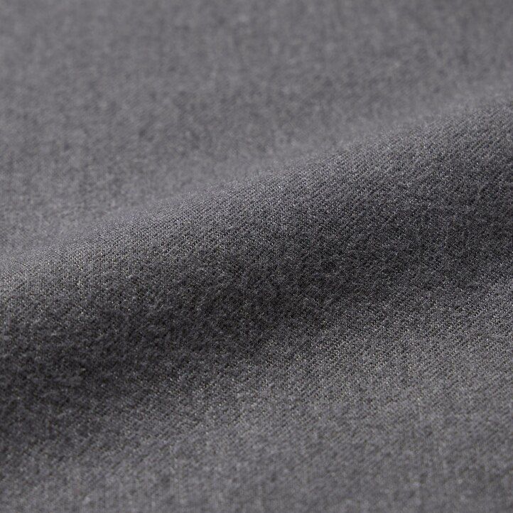mens uniqlo flannel easy ankle length trousers grey
