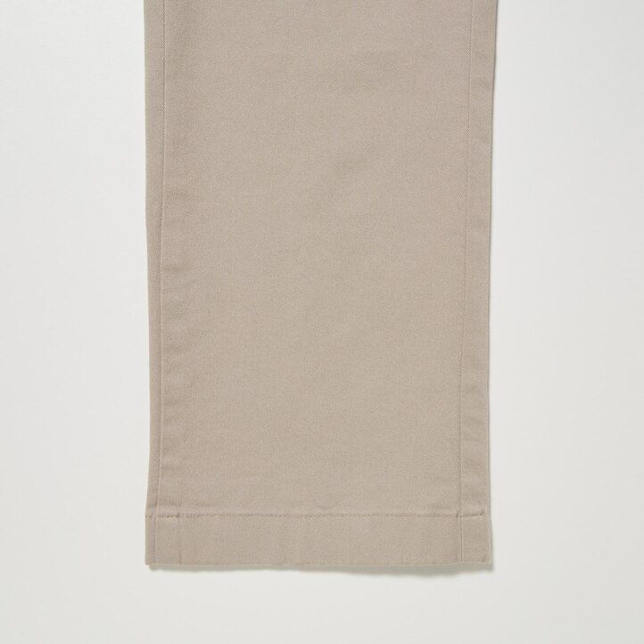 black uniqlo slim fit chino mens trousers