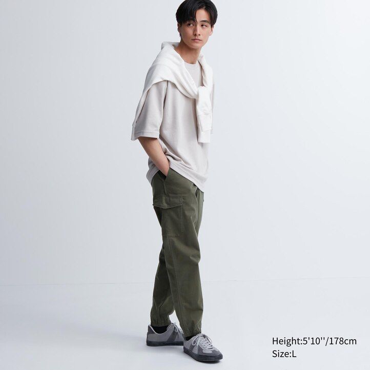 olive mens uniqlorgo trousers