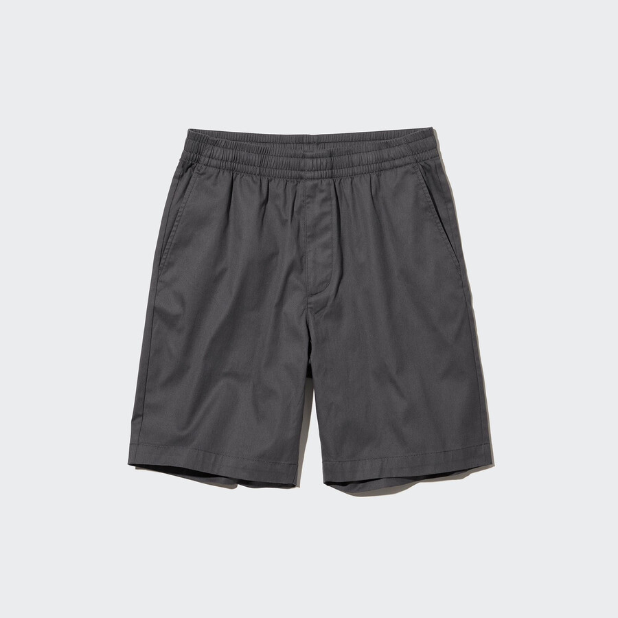 dark grey uniqlo dry stretch easys mens trousers