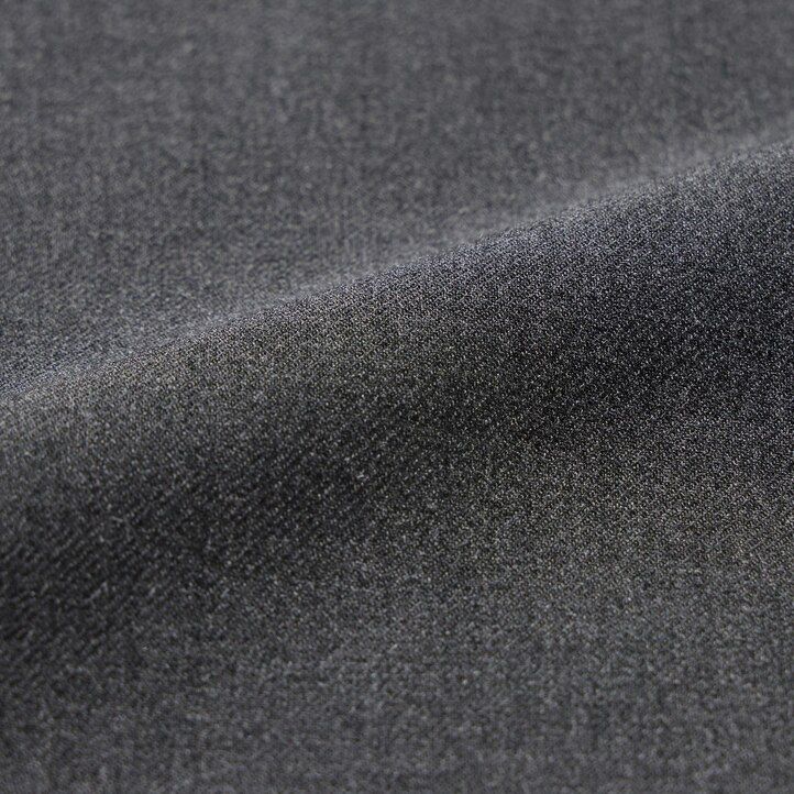 grey mens uniqlo smart wool like ankle length trousers
