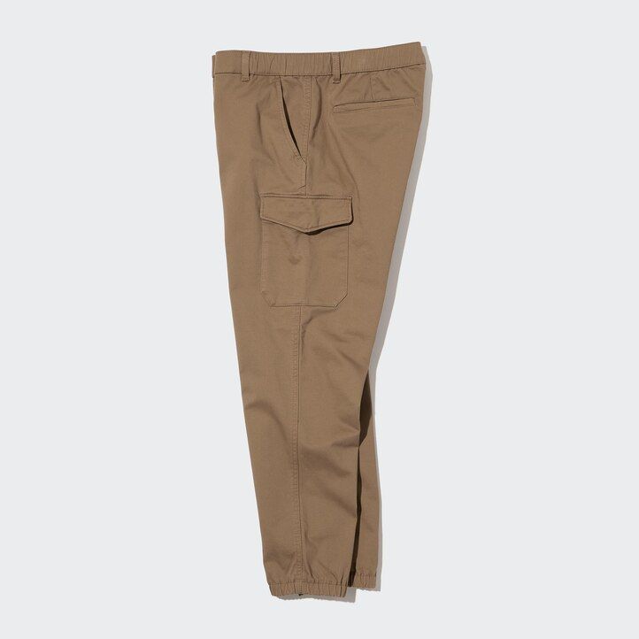 mens uniqlorgo jogger trousers olive