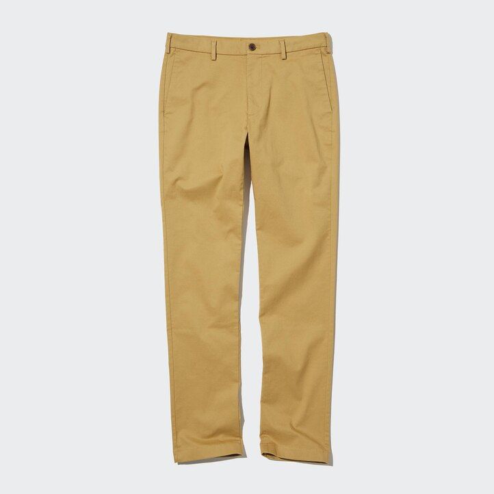 black uniqlo slim fit chinos mens trousers
