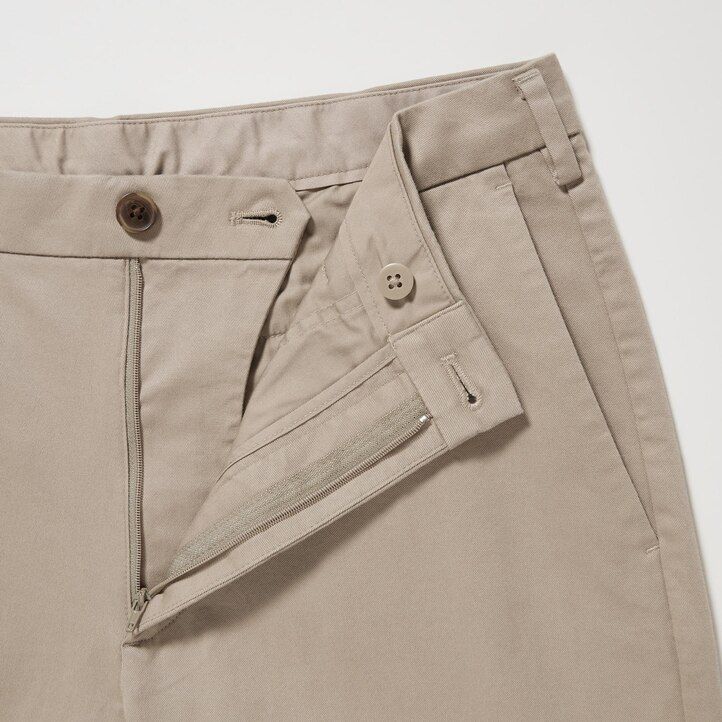 black uniqlo slim fit chinos mens trousers