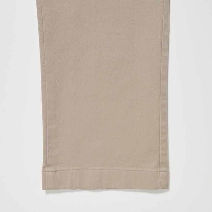 black uniqlo slim fit chinos mens trousers