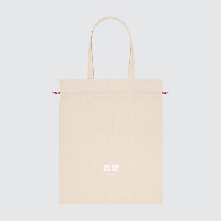 white uniqlo gift bag reusable tote womens bags