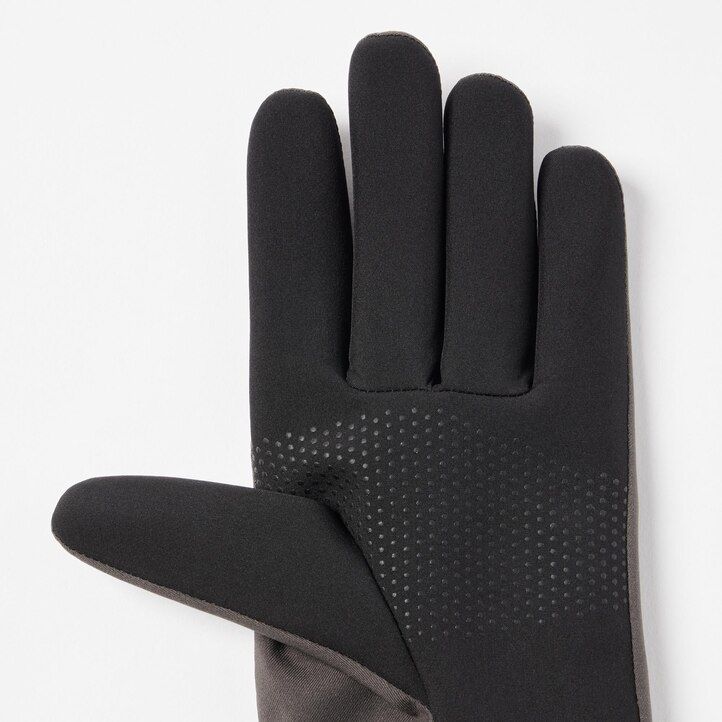 womens uniqlo touchscreen gloves bags dark grey