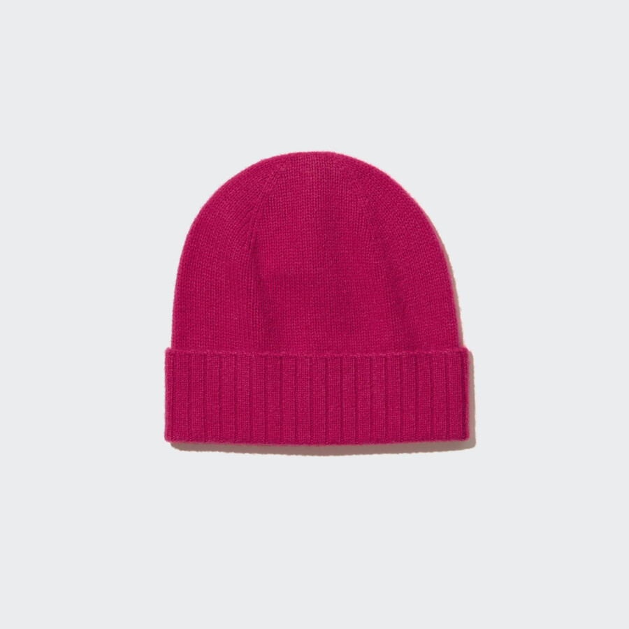 uniqlo 100pctshmere knitted womens bags pink