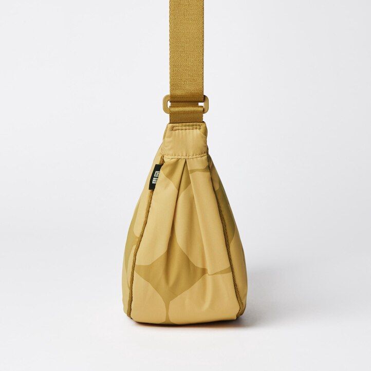 uniqlo round mini shoulder bag womens bags beige