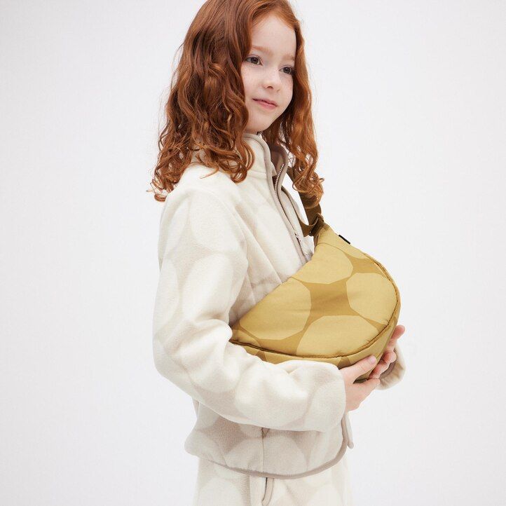 uniqlo round mini shoulder bag womens bags beige