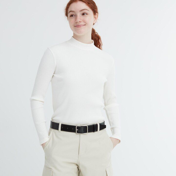black womens uniqlo wide belt bags