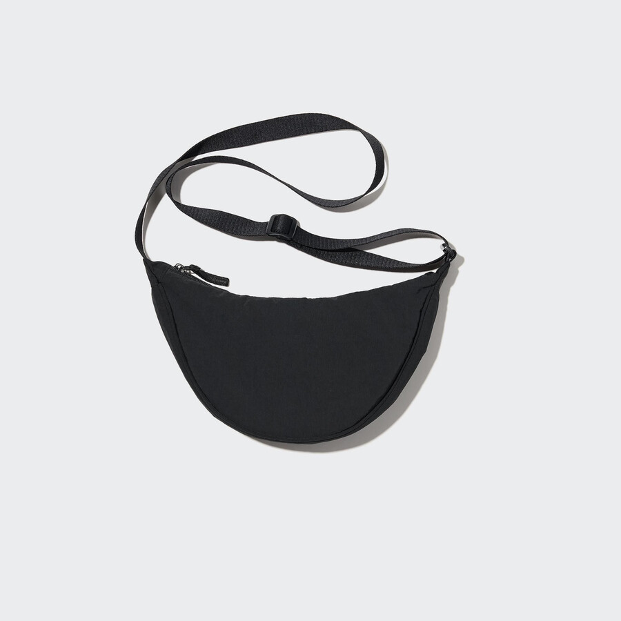 black womens uniqlo round mini shoulder bag bags