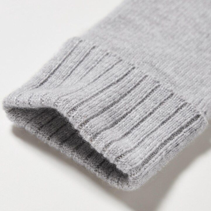 pink womens uniqlo 100pctshmere knitted gloves bags