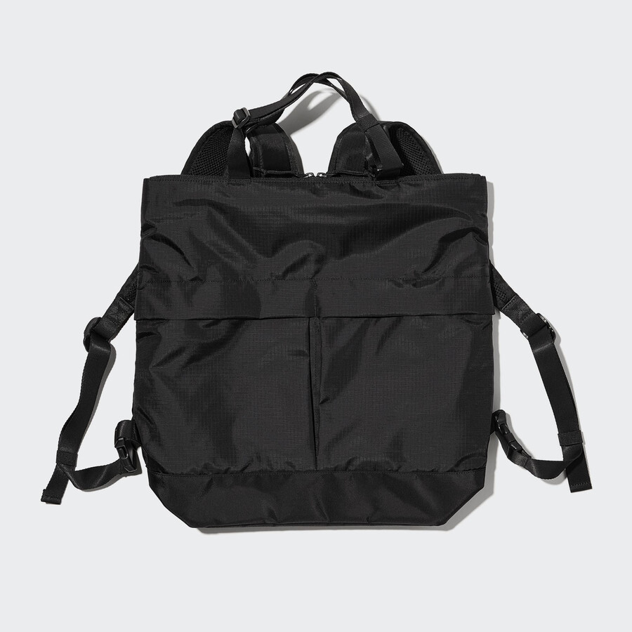 black womens uniqlo two way utility bag bags