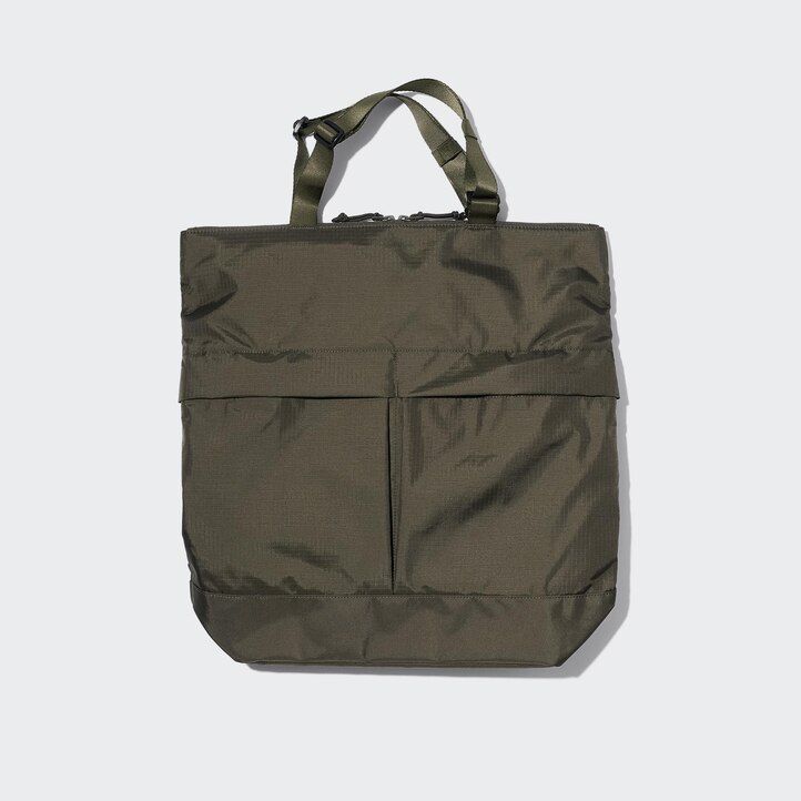 black womens uniqlo two way utility bag bags
