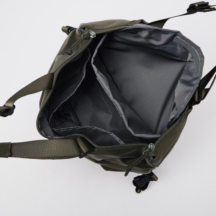 black womens uniqlo two way utility bag bags
