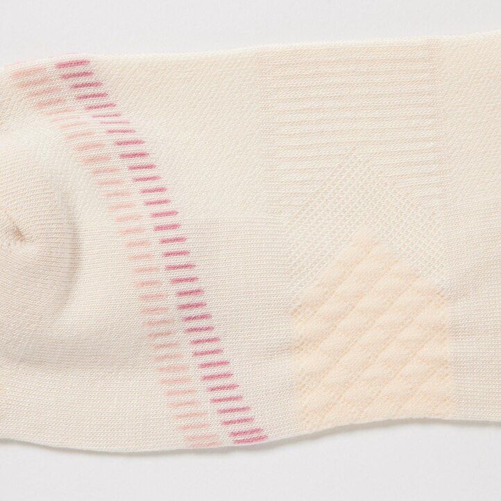 white uniqlo sports three pairs womens socks