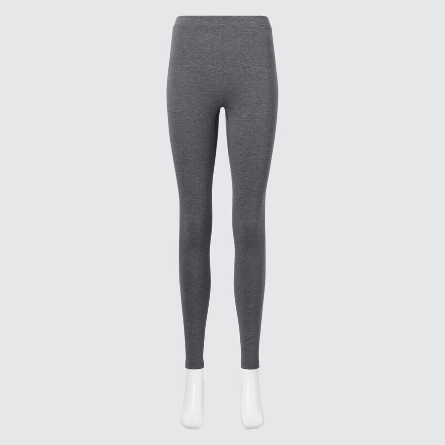 womens uniqlo heattech extra warm cotton thermal socks dark grey