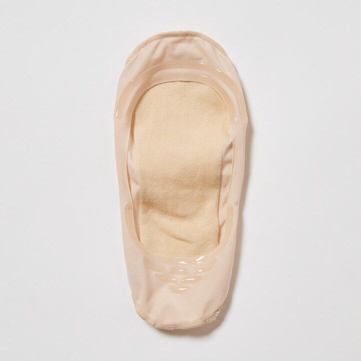 black uniqlo sheer no show three pairs womens socks