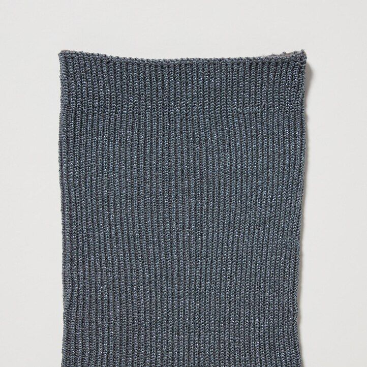 womens uniqlo glitter three pairs socks dark grey