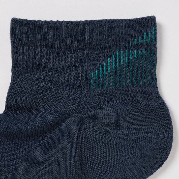 white womens uniqlo ankle sports three pairs socks